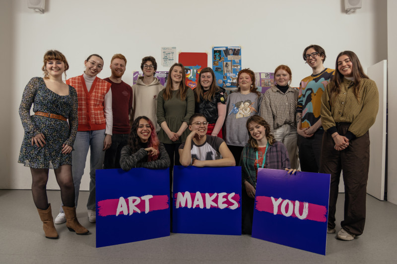 [Private Tour] A Tour of the NCAD Graduate Show 2023 for the National Gallery of Ireland Gallery Youth Panel with graduate Mandalena Miltiadi.