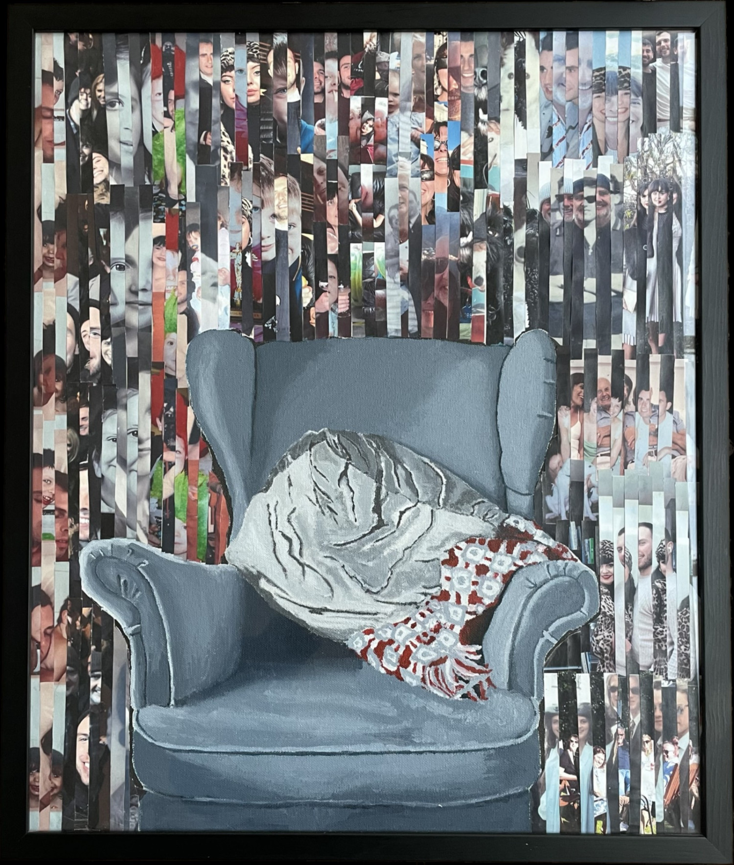 *Memory Chair*, mixed media, 50 x 60cm