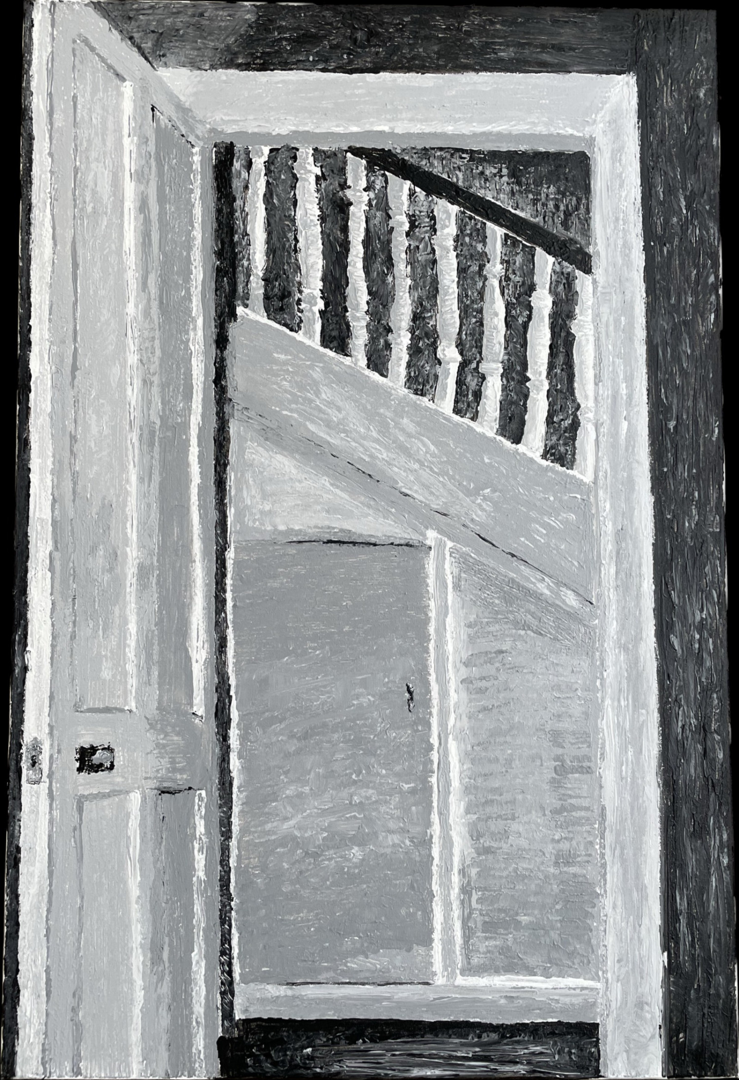 *Doorway*, impasto, 75 x 50cm