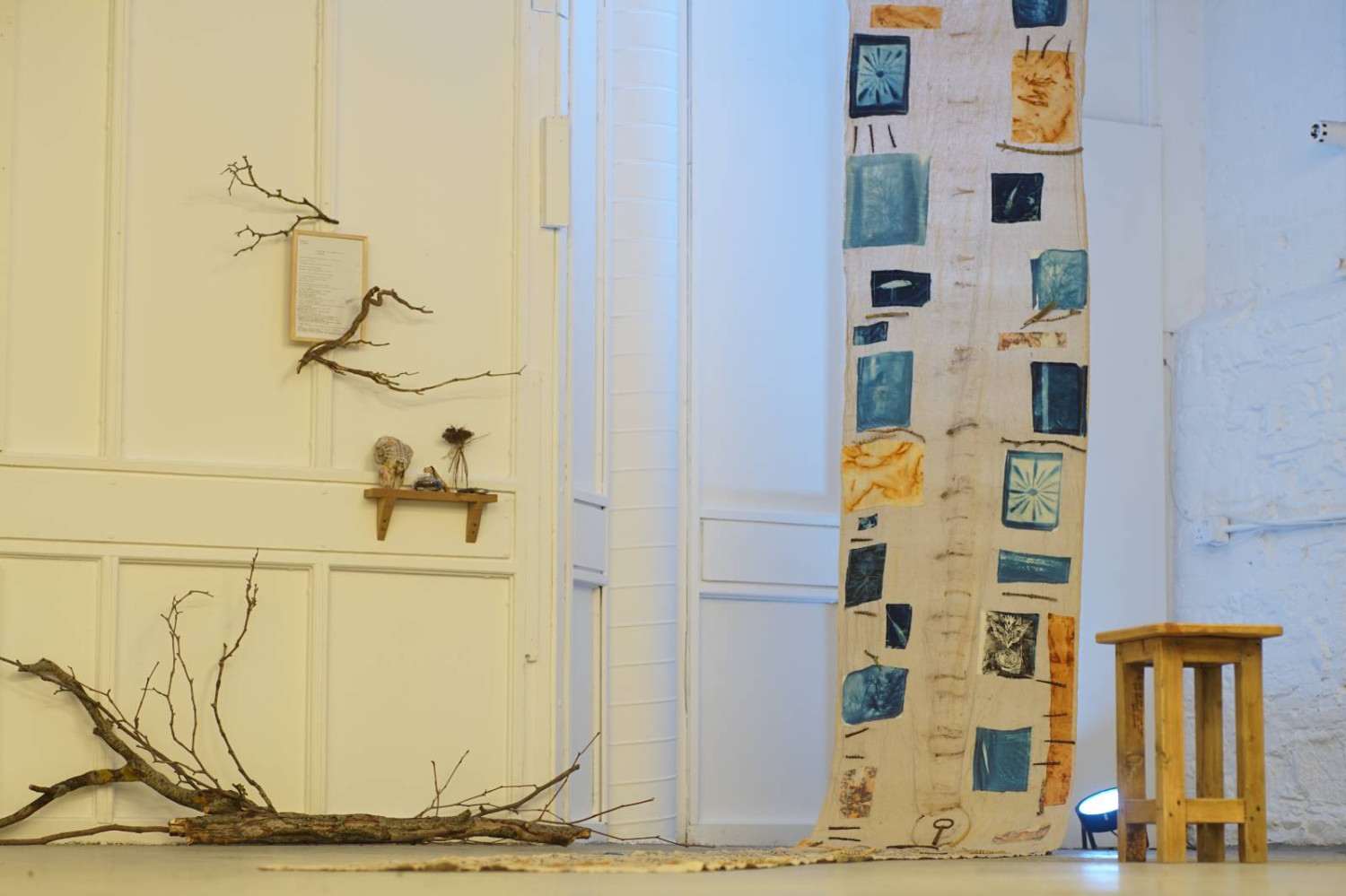 *There's more than a Jackdaw lurking in your chimney*, tapestry installation