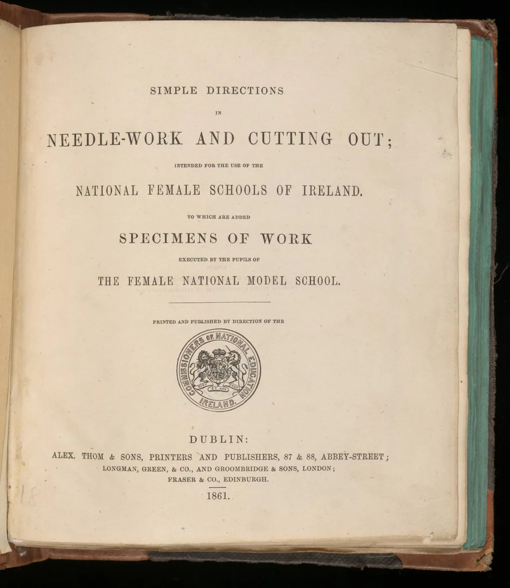 Directions in needlework and textiles for national female schools of Ireland
