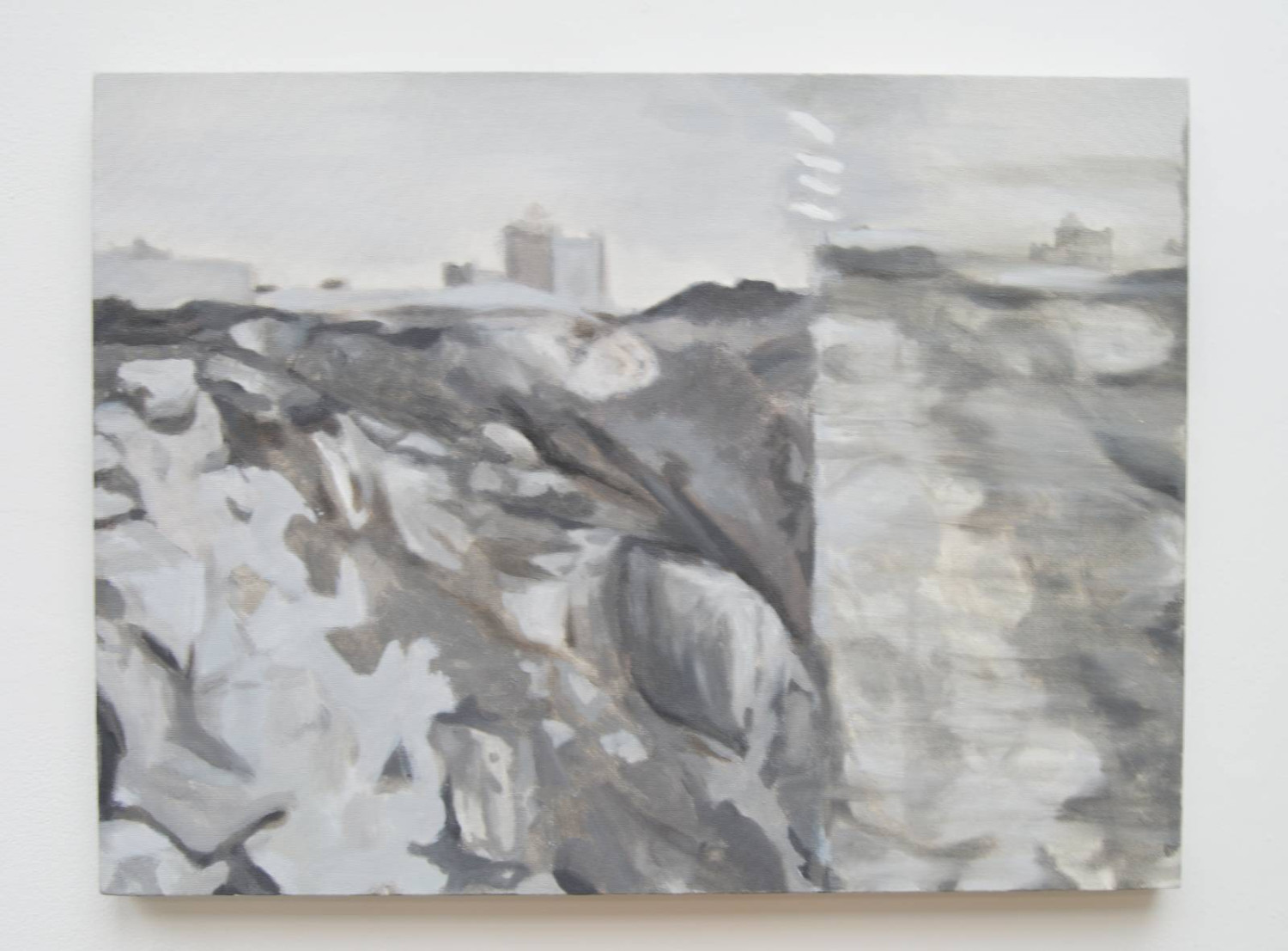 *Dalkey Quarry – Past*, oil on canvas, 60 x 80cm