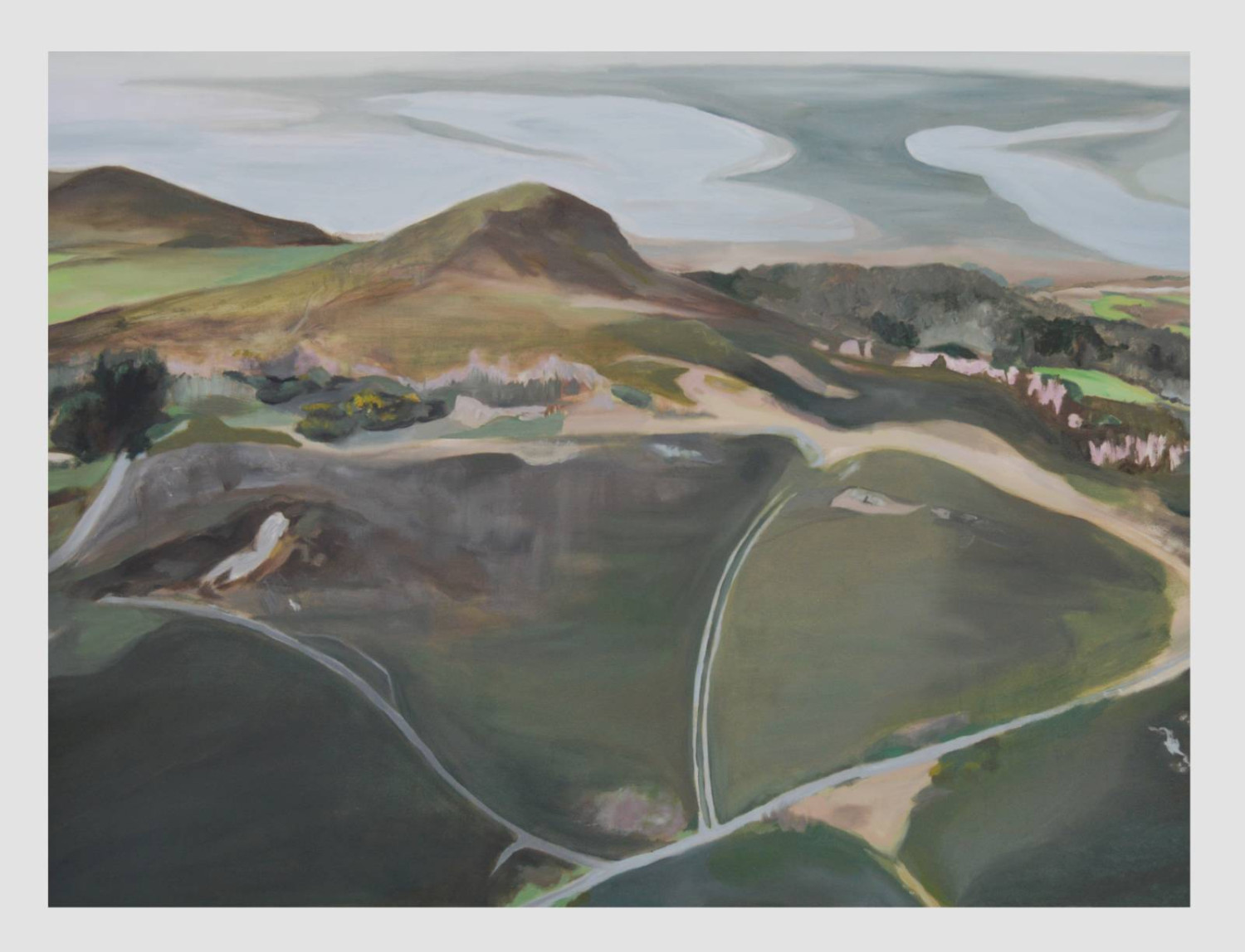 *Howth Quarry*, oil on canvas, 118 x 155cm