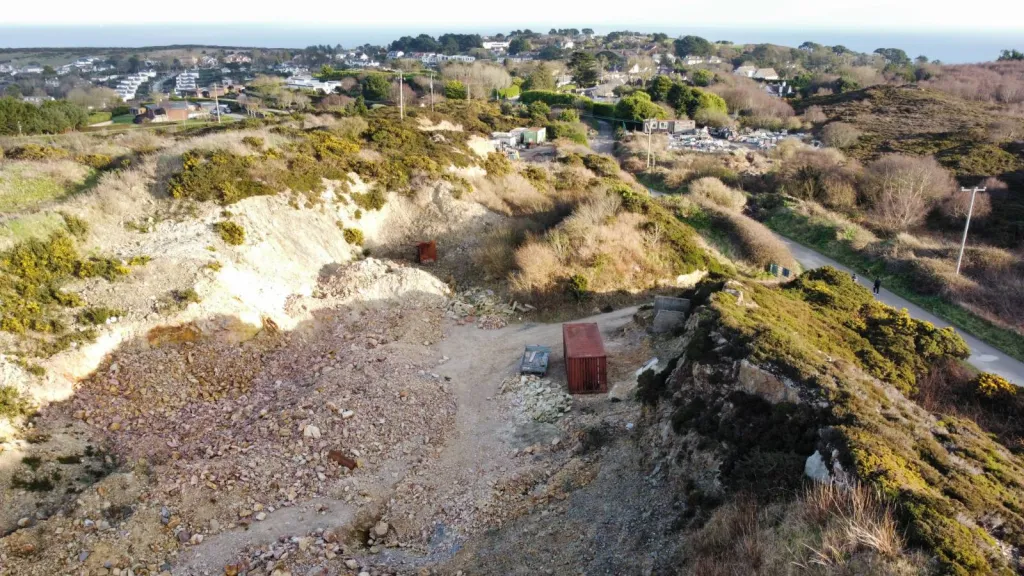 Drone photography at Howth Quarry