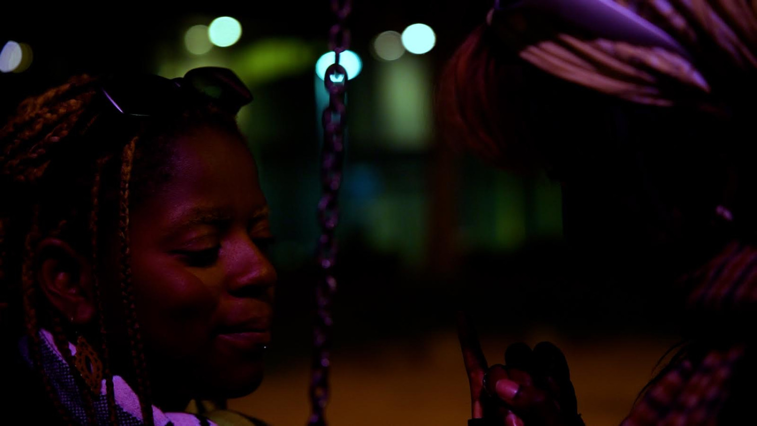 Stills from short film *POINT OF VIEW*. Written and directed by Dasha Makaroff. Starring Siobhan Matshazi and Debbie Shonowo