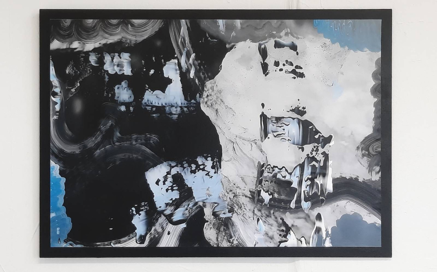 *Thermocline*, print of painted photograph mounted on 6mm mdf, 54.4 x 84.1cm