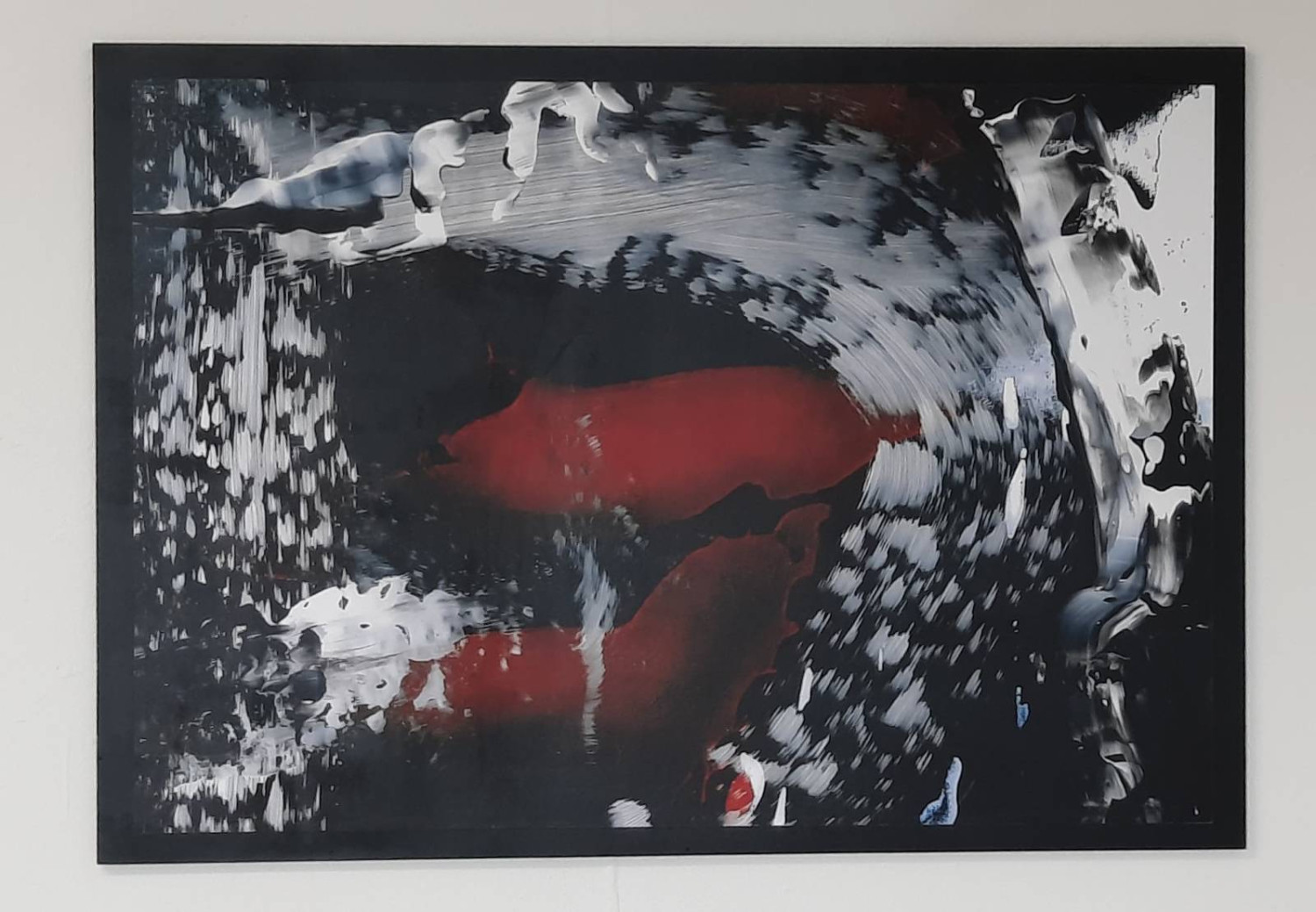 *Fathoms Below*, print of painted photograph mounted on 6mm mdf, 54.4 x 84.1cm