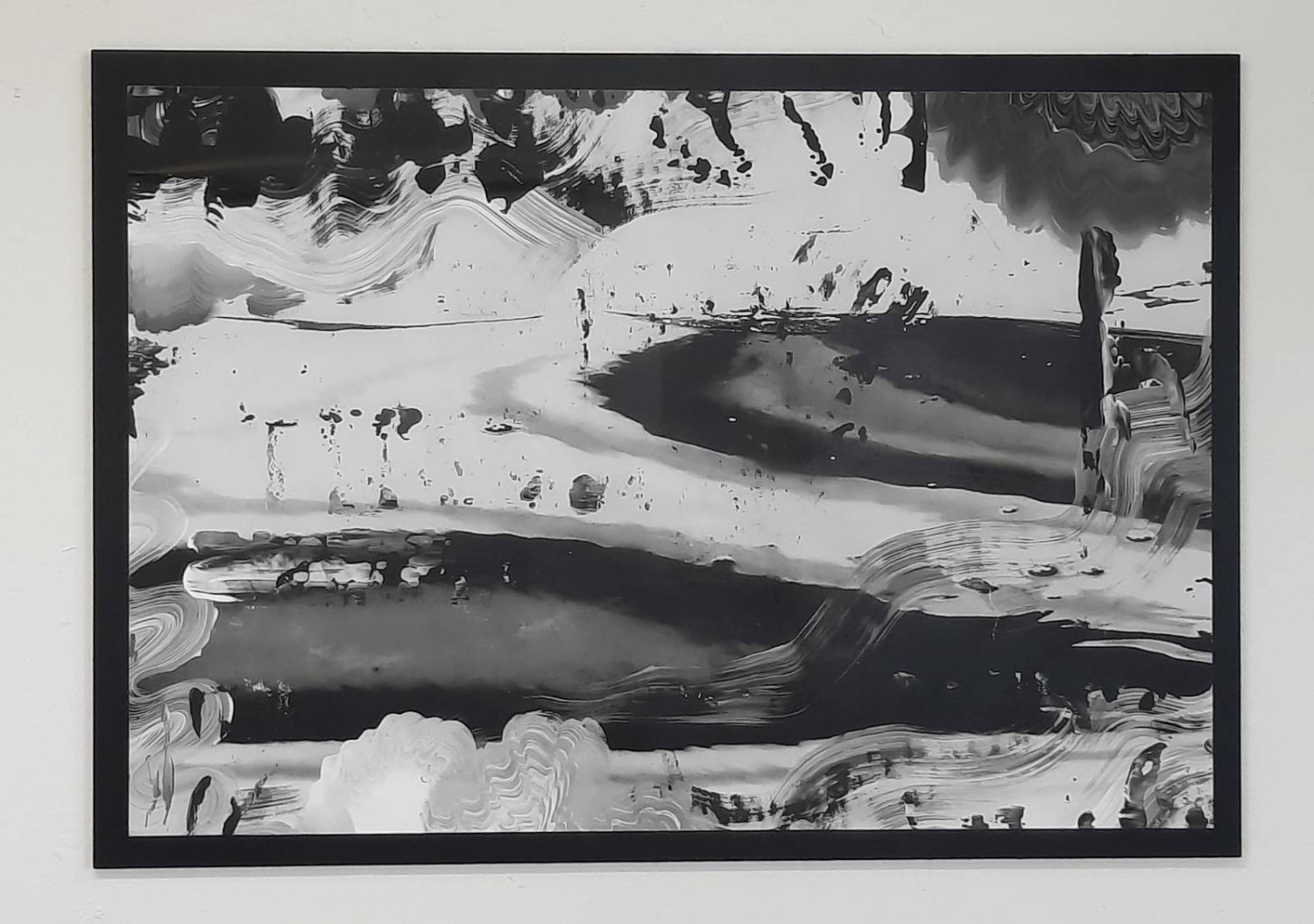 *The Abyss*, print of painted photograph mounted on 6mm mdf, 54.4 x 84.1cm