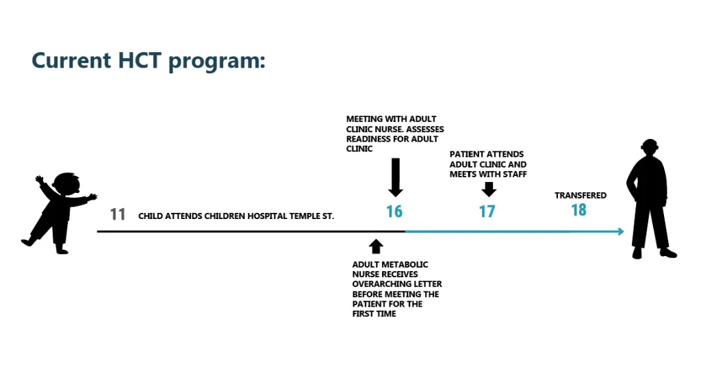 Current healthcare transition program between CHI at Temple Street and The Mater Hospital