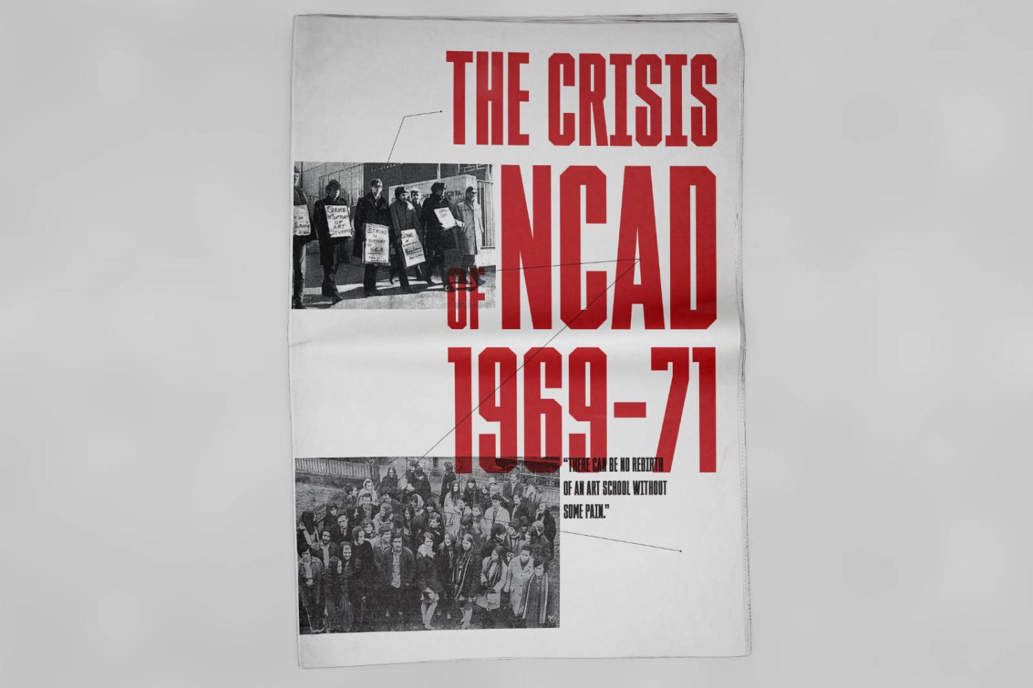 *The crisis of NCAD 1969-71*, publication, cover
