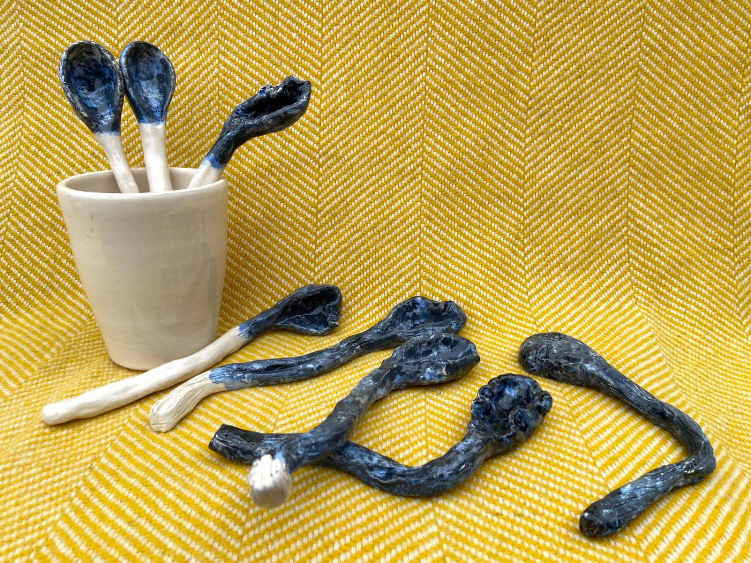 *Spoon Theory*, ceramic sculpture